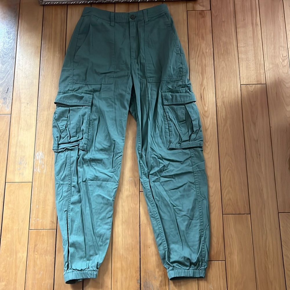 Sage green cargo pants